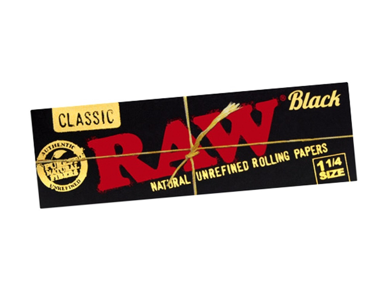 Premium Raw Black Classic Rolling Papers - Unbleached and Unrefined
